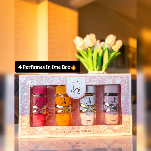 Yara Mini Perfumes Box (4 in 1)✨